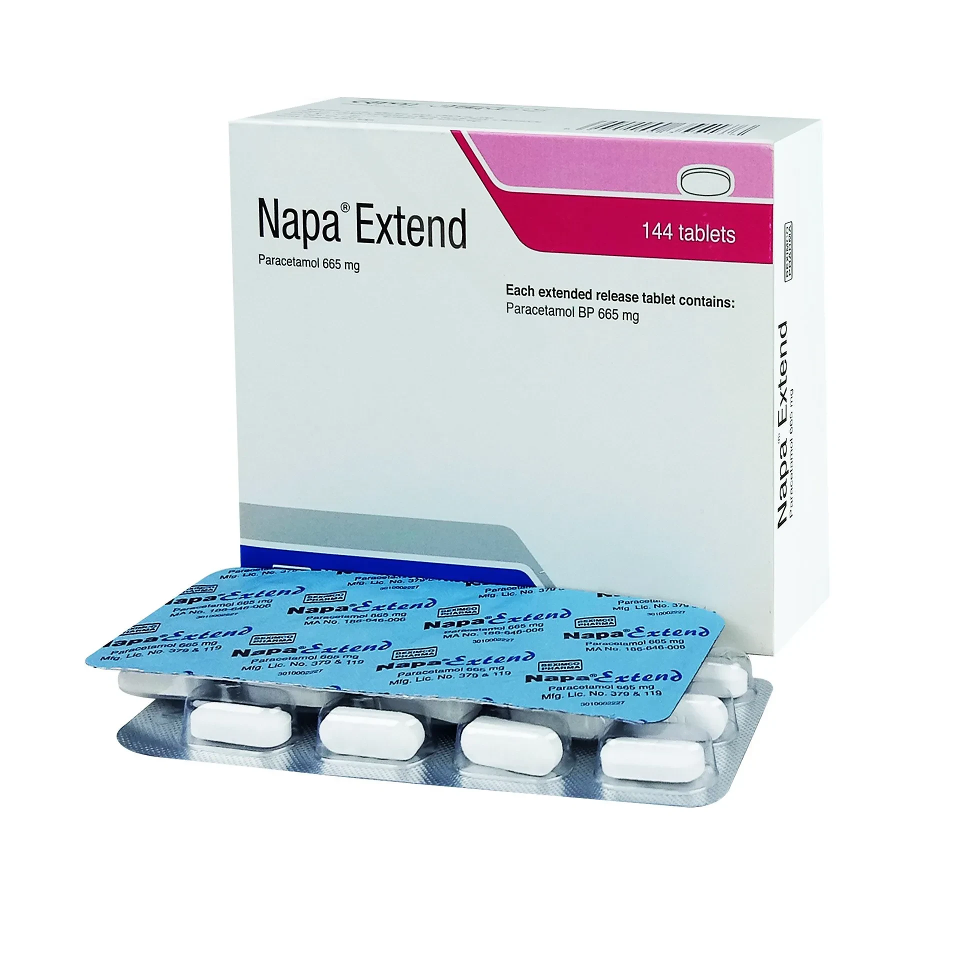 Napa Extant 665 mg 12 Pcs